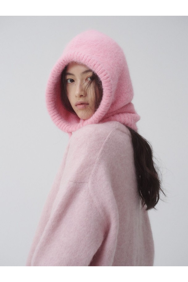 SIEOR - 모자 - Larva balaclava_pink