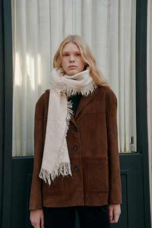 Bumfy lambswool muffler_3colors