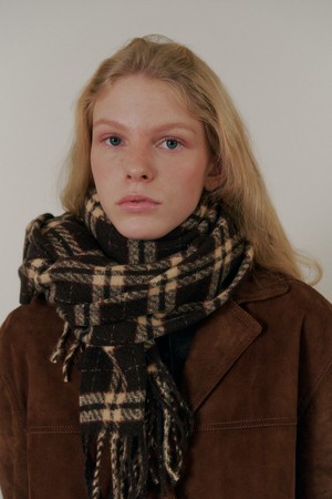 Ruggy check muffler_ 3colors