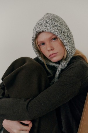 Tud lambswool knit hat _2colors