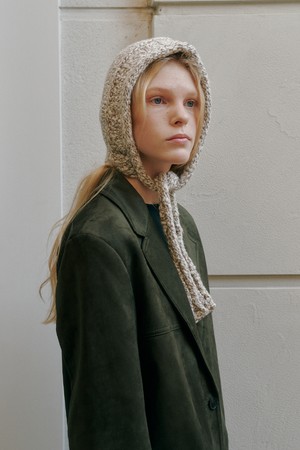 Tud lambswool knit hat _2colors