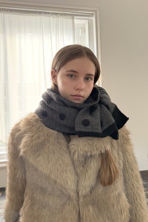 Paula dot 2-way muffler_2 colors