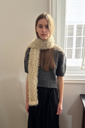 Faye fur muffler_2 colors