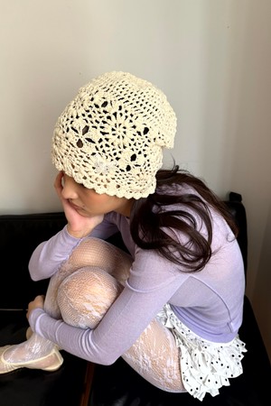 Melly crochet beanie_2colors