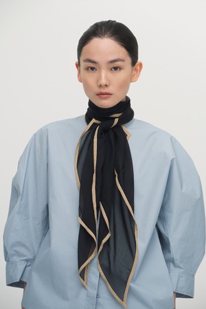 Sleek satin scarf_3colors