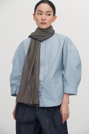 Pleats linear scarf_2colors