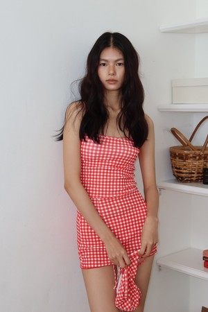 Pia check swimsuit_4colors