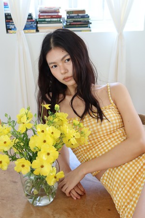 Pia check swimsuit_4colors