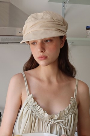 MAREN Hunting Cap_ivory