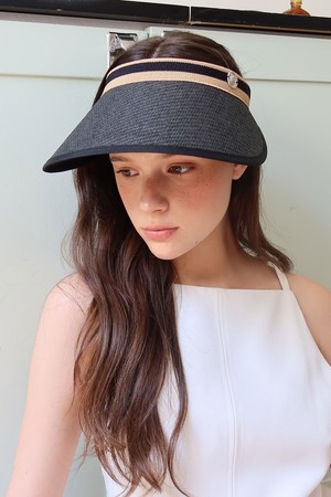 Mellow Sun Visor Hat_black