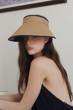 Mori Sun Visor Hat_beige