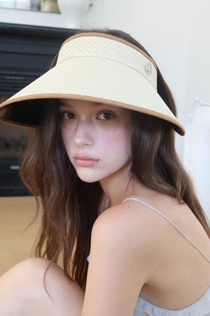 Mori Sun Visor Hat_ivory