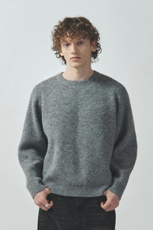 포그 알파카 크롭 니트 풀오버 : 5 COLORS