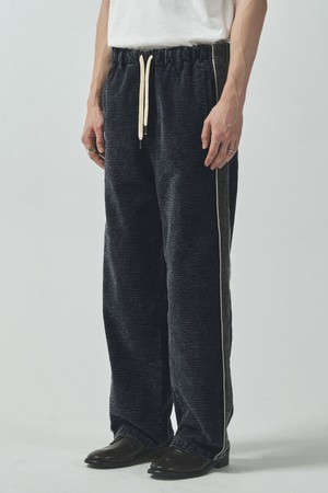 코듀로이 트랙 팬츠_블랙
