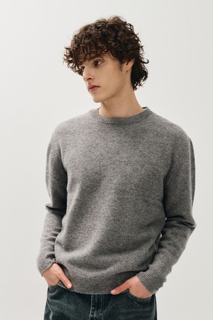 메리노 울100 베이직 크루넥 니트_9 COLOR