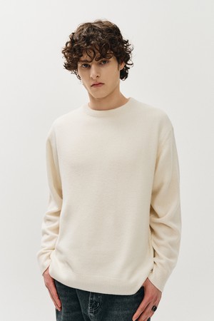 메리노 울100 베이직 크루넥 니트_9 COLOR