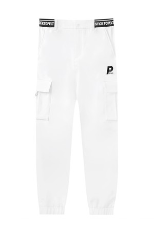 펠트 퀀텀 아웃 포켓 카고 밴딩 팬츠 : 남성용  (PC4PTM205)_WHITE-a