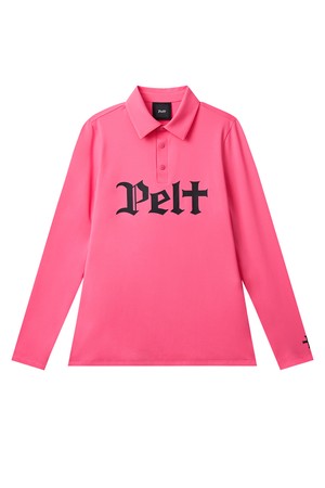 펠트 로고 베이직 PK 슬리브 : 여성용  (PC3TLF007)_PINK-a