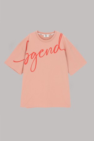 BGEND LOGO Script Print T-shirt