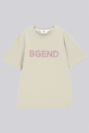 BGEND Paisley Logo Print T-shirt