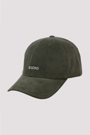 BGEND LOGO CORDUROY BALL CAP