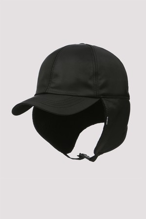 Earflap Ball Cap 이어플랩 볼 캡_블랙