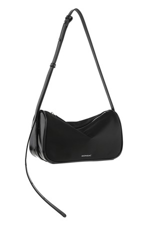 몽삭 클로이 Nylon 숄더백 미디움 블랙 AP15-2515-BN