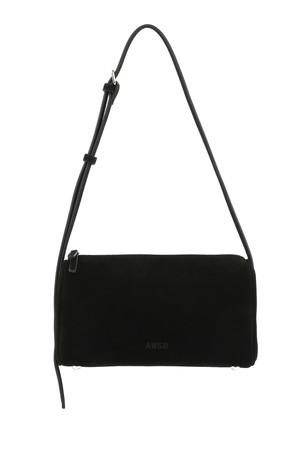 아레스 숄더&크로스백 미디움 스웨이드 블랙 AP11-2661-BS