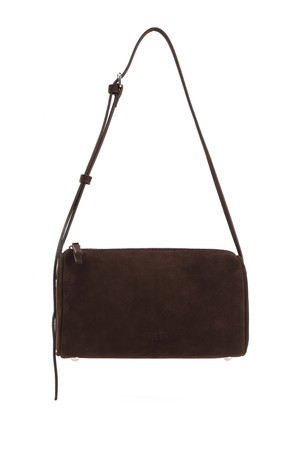 아레스 숄더&크로스백 미디움 스웨이드 다크브라운 AP11-2661-DS