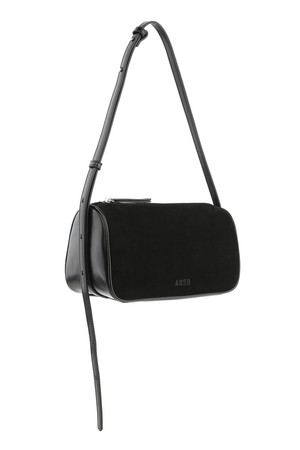 클로이 숄더&크로스백 미디움 스웨이드 블랙 AP11-2615-BS