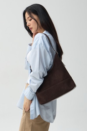 Lea REVERSIBLE SHOULDER BAG Darkbrown AP71-2668-DS