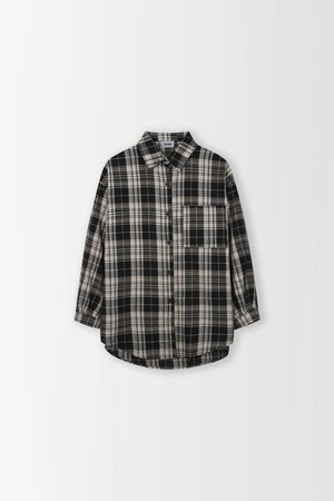 오버핏 체크 셔츠_PD5AB702_BLACK-a