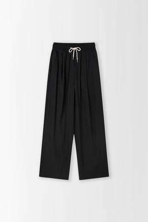 스포티 와이드 밴딩 팬츠_PC5AL801_BLACK-a