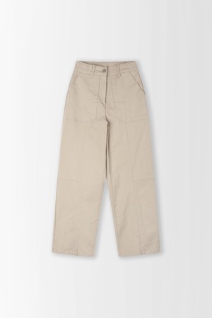 스트레이트 절개 밴딩 팬츠_PC5AL803_BEIGE-a