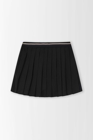 플리츠 자수 스커트_PC5AS902_BLACK-a