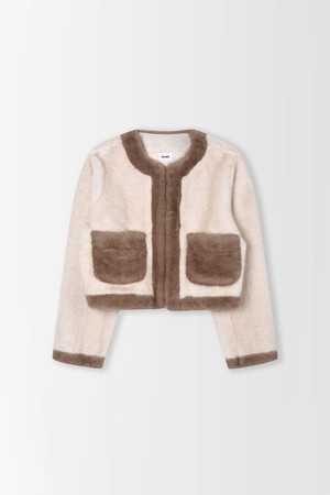 라인 인조퍼 자켓_PD5WM459_BEIGE-a