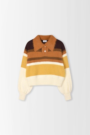 배색 카라 니트_PD5WP658_CAMEL-a