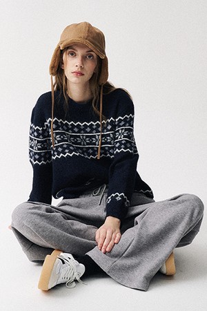 노르딕 윈터 니트_PD5WP661_NAVY-a