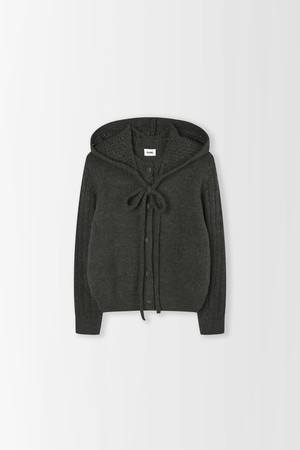 후드 머플러 가디건_PD5WD606_GREY-a