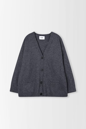 오버사이즈 V넥 가디건_PC5WD605_GREY-a