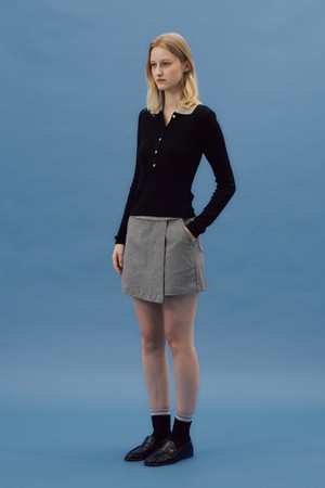 하운드 랩 숏 팬츠_PC5AL811_BLACK-a