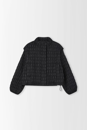 소매 레이스 퀄팅 점퍼_PD5WM468_BLACK-a