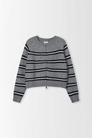 스트라이프 라운드 니트_PD5WP666_BLACK-a