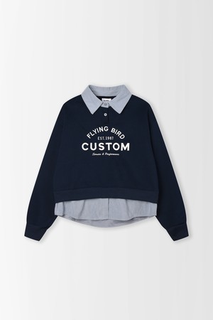 셔츠 레이어드 맨투맨_PC5WE221_NAVY-a