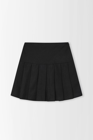 윈터 플리츠 스커트_PC5WS915_BLACK-a