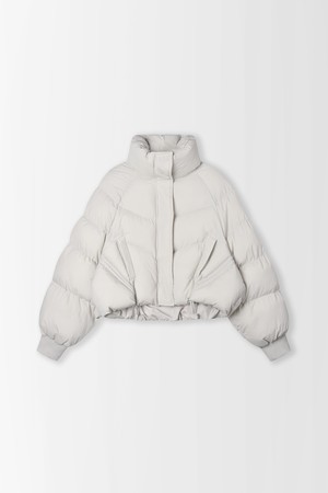 오버핏 숏 패딩 점퍼_PD5WM473_IVORY-a