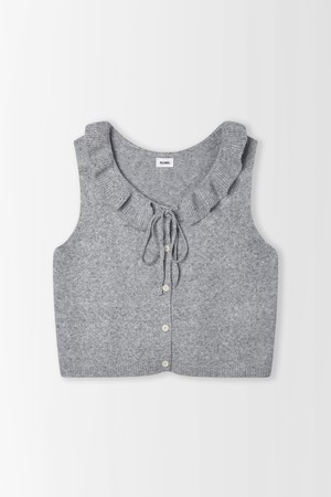 러플 카라 니트 베스트_PD5WV512_GREY-a