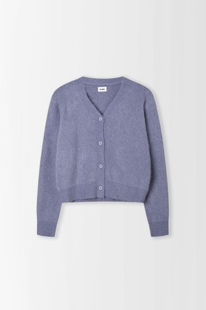 래빗 블랜디드 V넥 가디건_PD5WD636_PURPLE-a