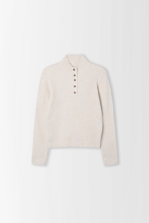 클래식 헨리넥 골지 니트_PC6SP675_IVORY-a