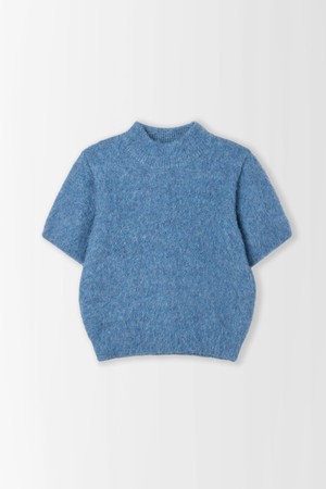 구름 기모 도톰 반팔 니트_PC6SP680_BLUE-a